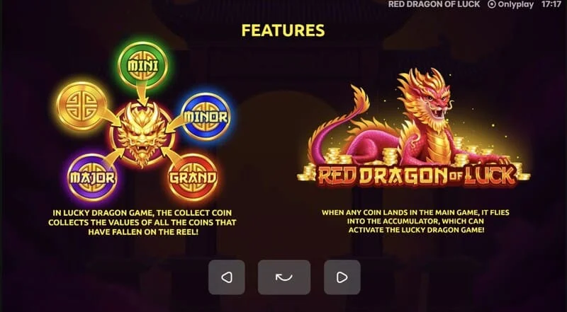 Red Dragon of Luck - Jackpots Mini, Minor, Major i Grand